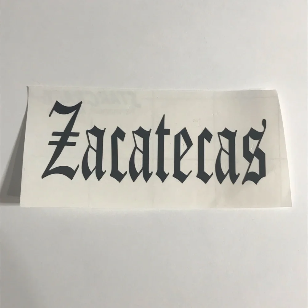 Zacatecas vinyl decal sticker